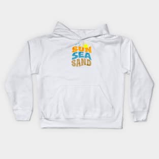 Sun Sea Sand Kids Hoodie